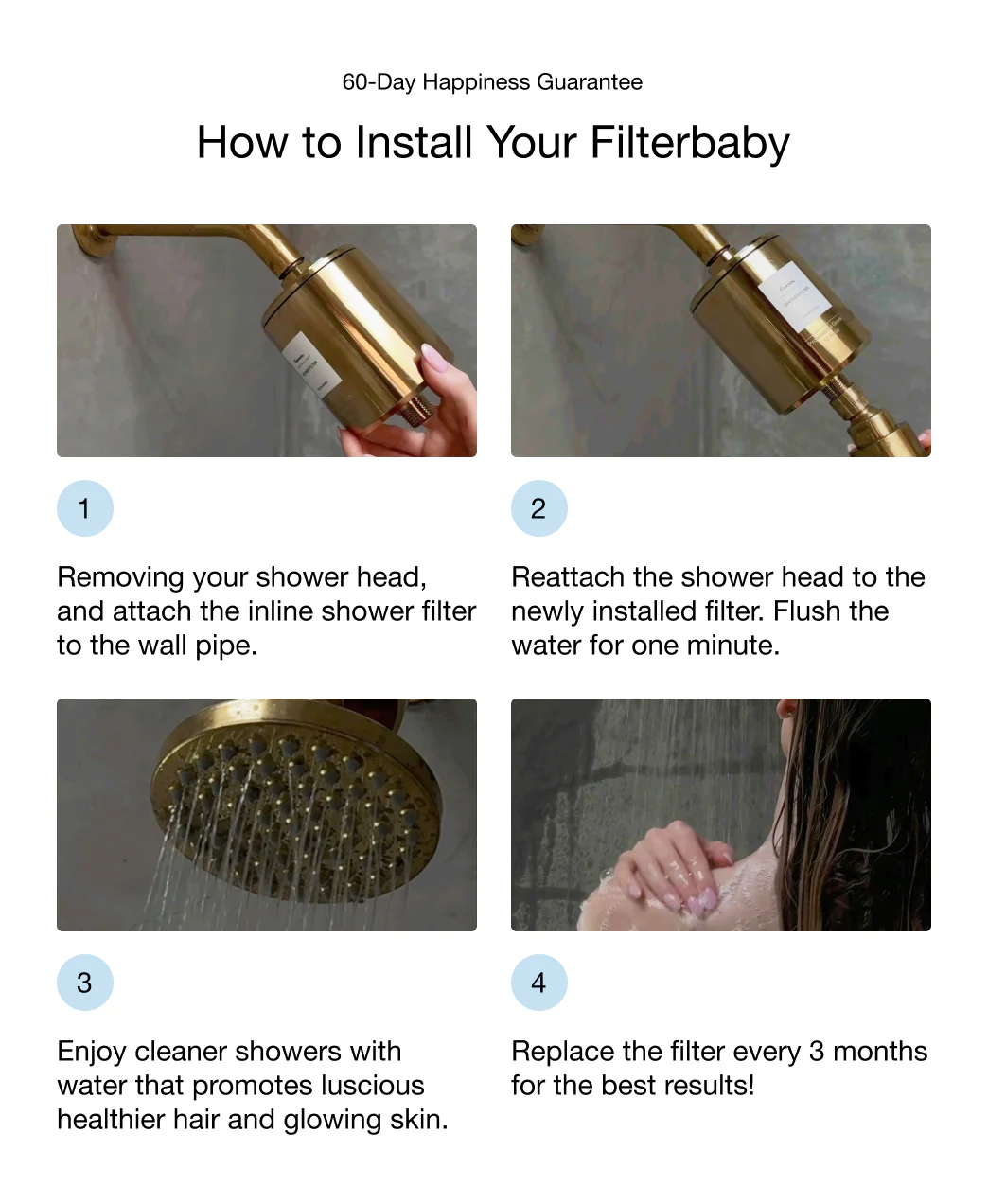 Filterbaby Pro Series Titanium Aluminum Shower Filter - Try Now - Image 38